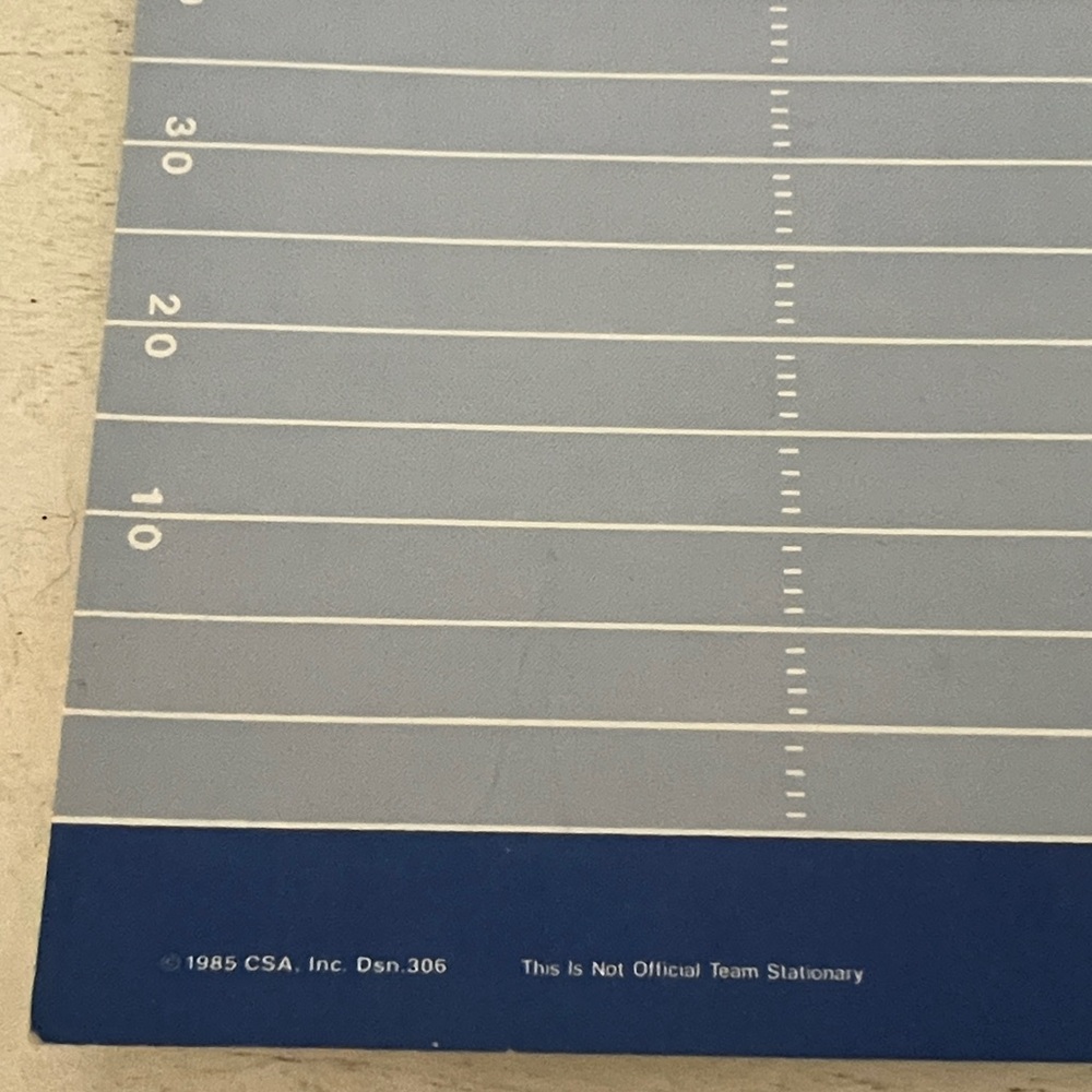 1985 80s Seattle Seahawks NFL Notebook paper - Picture 2 of 6